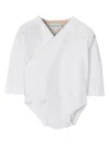 Burberry Cotton Two-piece Baby Gift Set In White