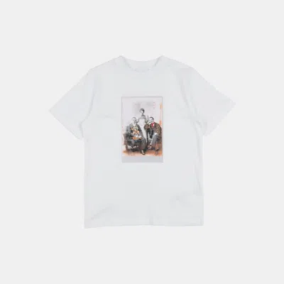 Pre-owned Burberry Cotton Unisext-shirts In White
