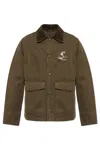 Burberry Cotton Jacket With Corduroy Collar