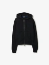 Burberry Women's Cotton Hoodie In Black