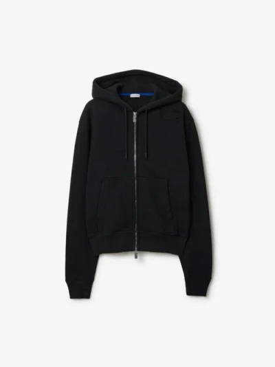 Burberry Women's Cotton Hoodie In Black
