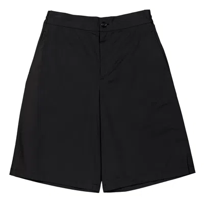 Burberry Cotton-blend Tailored Shorts In Black
