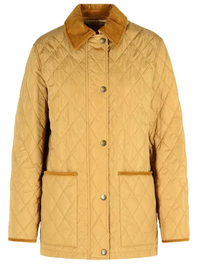 Burberry Country Polyamide Sand Jacket In Brown