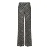 Burberry Crater Check Virgin Wool In Gray