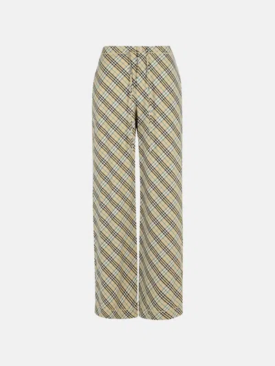 Burberry Cream Cotton Pants