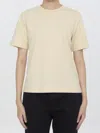 Burberry Women T-shirt With Paisley Logo In Neutral
