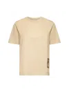 Burberry Cream Cotton T-shirt In Neutral