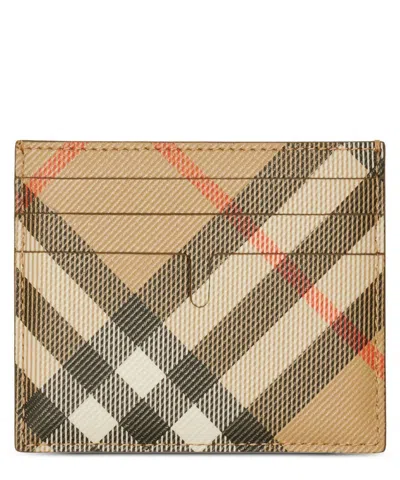 Burberry Credit Card Holder In Beige