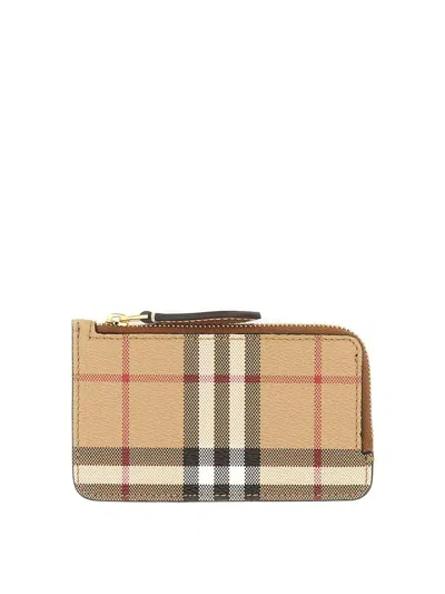 Burberry Credit Card Holder In Multicolour