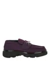 Burberry Creeper Clamp Suede Loafers