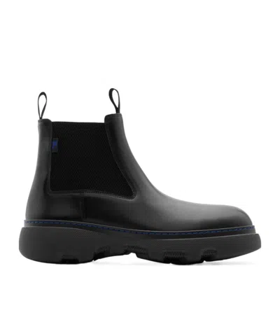 BURBERRY BURBERRY CREEPER ROUND-TOE ANKLE BOOTS