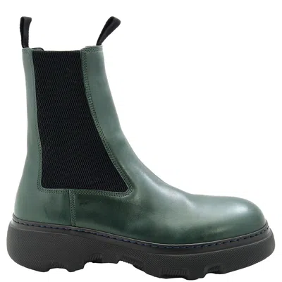 BURBERRY BURBERRY CREEPER LEATHER CHELSEA BOOTS