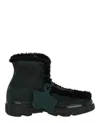 Burberry Suede Chugga Ankle Boots With Real Fur Inner