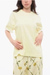 Burberry Crew Neck Dropped Shoulder Cotton T-shirt