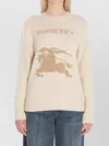 Burberry Wool And Cashmere Sweater In Neutral