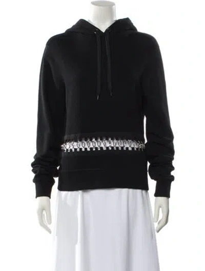 Pre-owned Burberry Crew Neck Long Sleeve Sweatshirt In Black