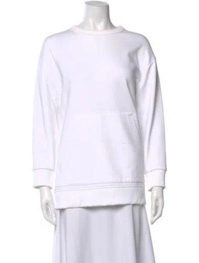 Pre-owned Burberry Crew Neck Long Sleeve Sweatshirt In Neutral
