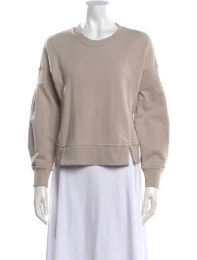 Pre-owned Burberry Crew Neck Long Sleeve Sweatshirt In Neutrals