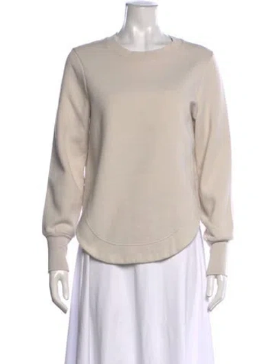 Pre-owned Burberry Crew Neck Long Sleeve Sweatshirt In Neutrals