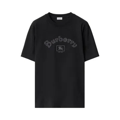 Pre-owned Burberry Crew Neck Short Sleeve T-shirt 'black' | Men's Size L