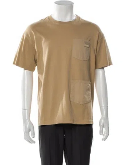 Pre-owned Burberry Crew Neck Short Sleeve T-shirt In Neutral