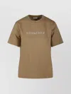 BURBERRY CREW NECK SHORT SLEEVES STRAIGHT HEM T-SHIRT