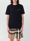 Burberry Boxer Swim Checkered Pattern Pockets Zip In Black