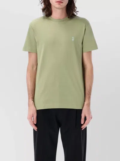 Burberry Crew Neck Short Sleeves T-shirt In Green