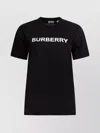 Burberry Black T-shirt With Bold Logo Design