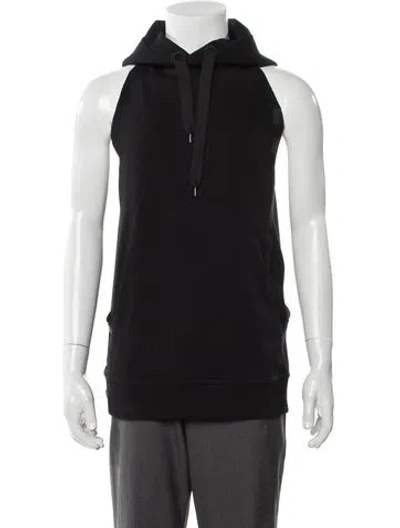 Pre-owned Burberry Crew Neck Sleeveless Hoodie W/ Tags In Black
