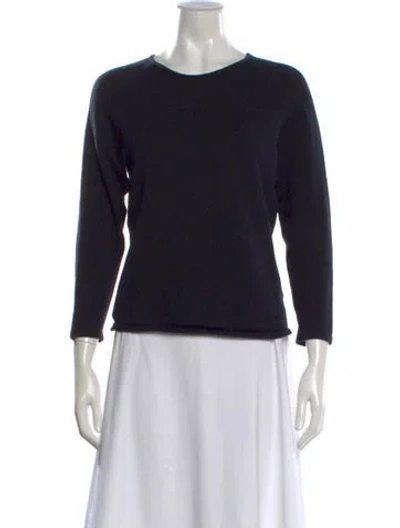 Pre-owned Burberry Crew Neck Sweater In Black
