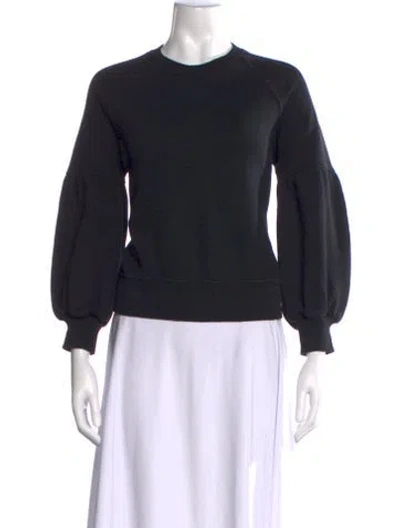 Pre-owned Burberry Crew Neck Sweater In Black