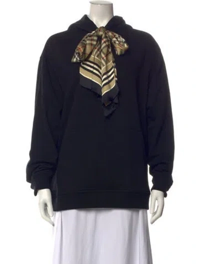 Pre-owned Burberry Crew Neck Sweater In Black