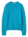 Burberry Crew-neck Sweater In Blue