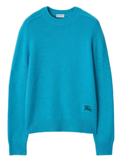 Burberry Crew-neck Sweater In Blue