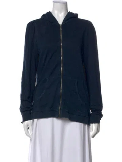 Pre-owned Burberry Crew Neck Sweater In Blue
