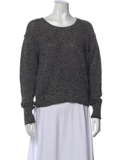 Pre-owned Burberry Crew Neck Sweater In Gray