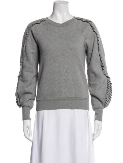 Pre-owned Burberry Crew Neck Sweater In Grey