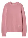 Burberry Constance Cashmere Crewneck Sweater In Pink