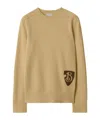 Burberry Crew Neck Sweater In Sand