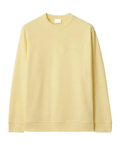 Burberry Crew Neck Sweatshirt In Neutral
