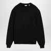 Burberry Logo-embroidered Pullover Sweatshirt In Black
