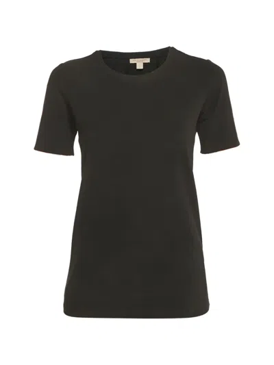 Pre-owned Burberry Crew Neck T-shirt In Black