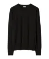 Burberry Ekd Motif Cashmere Sweater In Black