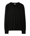Burberry Ekd Motif Cashmere Sweater In Black