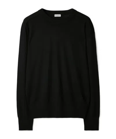 BURBERRY CREW-NECK WOOL JUMPER