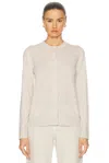 Burberry Crewneck Cardigan In Nutmeg