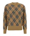 Burberry Archivio Check Sweater In Brown