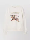 Burberry Crewneck Cotton Sweatshirt With Cross Stitch Ekd