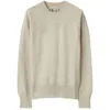 Burberry Crewneck Logo Embroidered Sweater